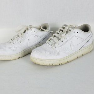 Nike White Air Force Ones - Size 7 Y / 8.5 Women's